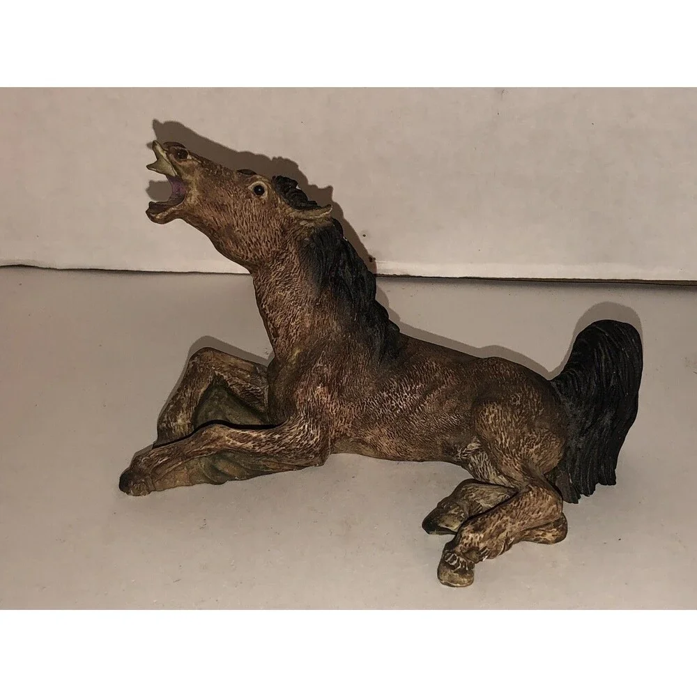 Vintage ARTMARK Horse Figurines Laying Standing Original Bucking Goofy Donkey